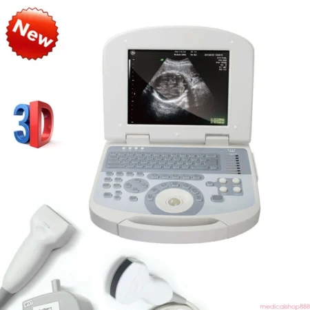 Laptop Ultrasound scanner w Convex+Linear+Micro-convex +Transvaginal 4 Probes