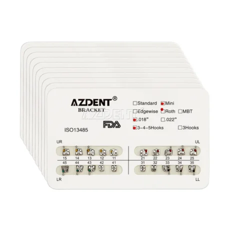 AZDENT Dental Ortodoncia Soportes de Metal MiniEstándarMBT 018022 345 Ganchos