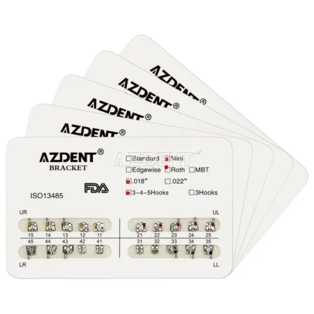 AZDENT Dental Ortodoncia Soportes de Metal MiniEstándarMBT 018022 345 Ganchos