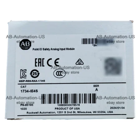 New Allen-Bradley 1734-IE4S Point IO Safety Analog Input Module
