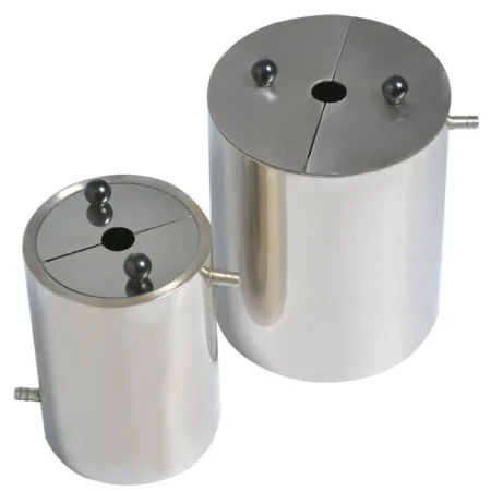 Laboratory Stainless Steel Drum Double Layer Dispersing Tank with Lid Mixing