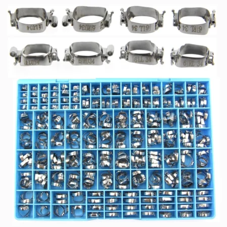 85 Sets Orthodontic Molar Bands Buccal Tube Roth 022 Double Lingual Sheath 3M