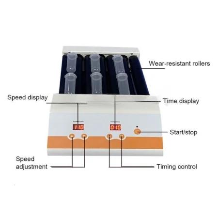 Rollers Blood Mixer Horizontal Rotator Blood Rolling Blood Collection Tube New