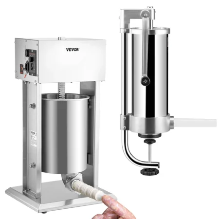 Commercial Sausage Stuffer 1.5,3,5,7,10,15L Sausage Filler Maker Stainless