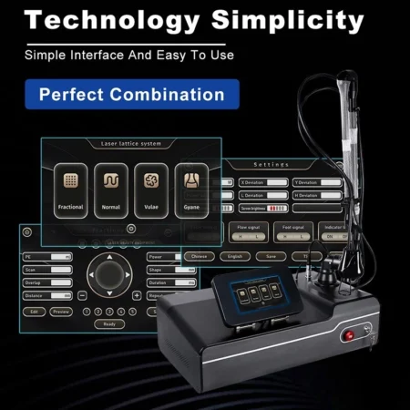 CO2 Fractional Laser Stretch Mark Acne Scar Removal Skin Resurfacing Machine