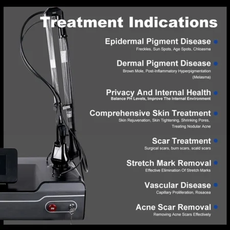 CO2 Fractional Laser Stretch Mark Acne Scar Removal Skin Resurfacing Machine