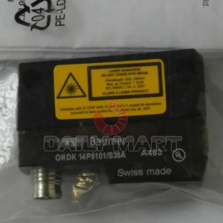 BAUMER NEW OHDK 14P5101/S35A PLC DIFFUSE SENSOR W/ BACKGROUND SUPPRESSION