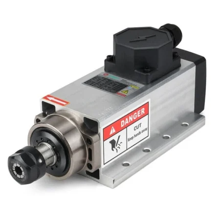 3.5KW ER20 Air-cooled Square Spindle Motor CNC Router Milling Engrave 220V/380V