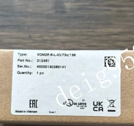 NEW Pepperl + Fuchs VDM28-8-L-IO/73c/136 rangefinder 212481