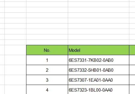 4 different Siemens models with fast ship