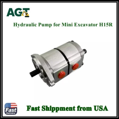 AGT Two Section Hydraulic Pump for Mini Excavator New H15R SLCLB