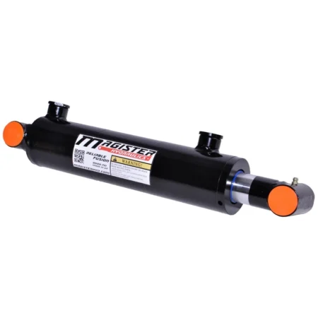Hydraulic Cylinder Welded Double Acting 3" Bore 16" Stroke Cross Tube 3x16 NEW