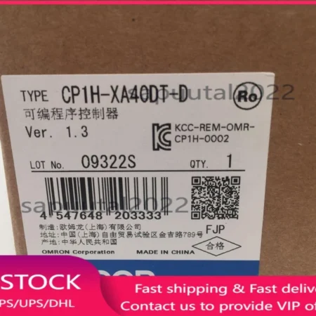 NEW Omron PLC CP1H-XA40DT-D In Box CP1HXA40DTD