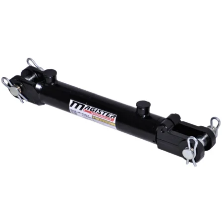 Hydraulic Cylinder Welded Double Acting 2" Bore 18" Stroke Clevis End 2x18 NEW