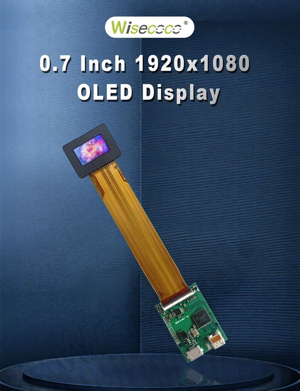 0.7'' OLED Micro Display FOR DIY VR AR Helmet Panel Screen 1920x1080 HDMI Board 2 s l800 2687