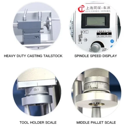 Brushless Motor Mini Lathe Machine Horizontal Manual Metal Lathe Machine
