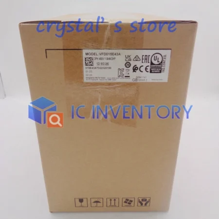 Brand New Delta Inverter VFD015E43A PLC
