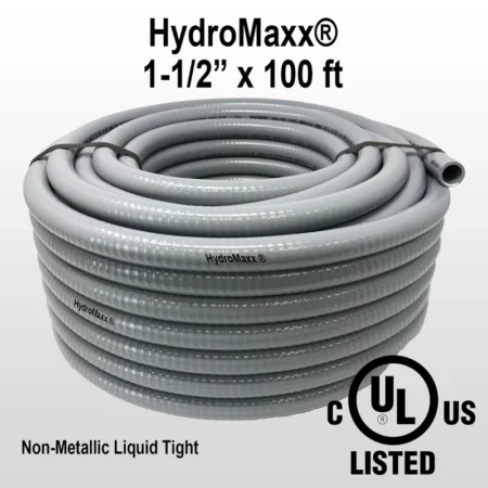 1-1/2" x 100' Flexible Liquid Tight Non-Metallic Electrical Conduit - UL Listed