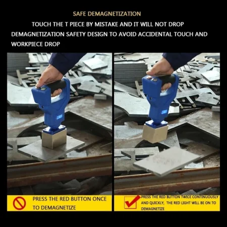 New Electric Control Hand-held Permanent Magnet Lifter Steel Plate Handling Tool