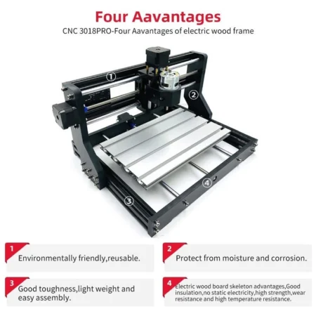 CNC 3018 Pro Laser Engraver Machine Wood Router Machine Milling 3 Axis Control