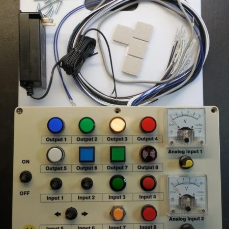 Build your Own Deluxe 2 Analog Trainer PLC Training 8 inputs 8 outputs