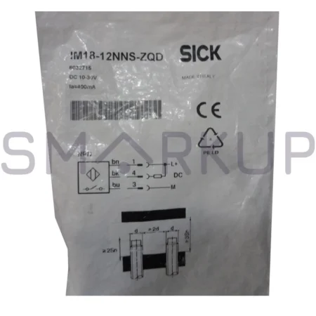 New In Box SICK IM18-12NNS-ZQD DC 3-Wire Cylindrical Proximity Sensor