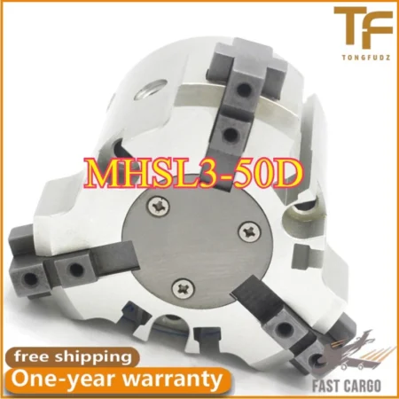 NEW SMC MHSL3-50D Slide Guide Round Body Air Gripper 3Finger Type Double Acting