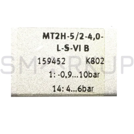 New In Box FESTO MT2H-5/2-4,0-L-S-VI-B 159452 Solenoid Valve