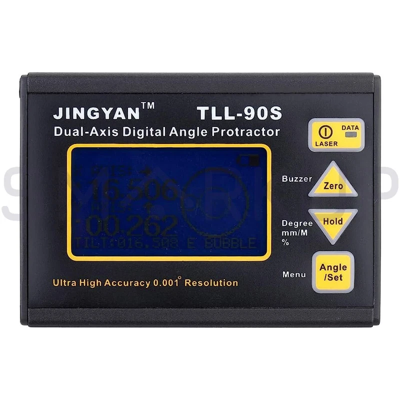 New In Box TLL-90S Digital Laser Level Protractor Angle Finder Meter Hi-accuracy 2 s l800 28447
