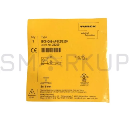 New In Box TURCK BC5-Q08-AP6X2/S250 Capacitive Proximity Switch