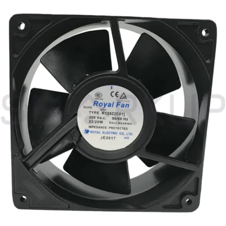 New In Box ROYAL FAN R125C (C01) 200V 22/20W High-temperature Fan