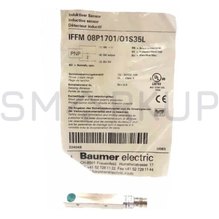 New In Box BAUMER IFFM 08P1701/01S35L Proximity Sensor