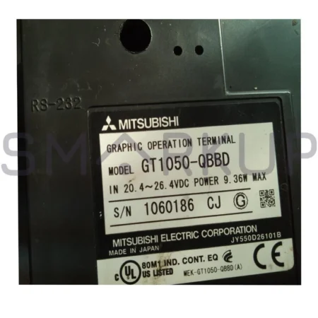 Used & Tested MITSUBISHI GT1050-QBBD Touch Panel