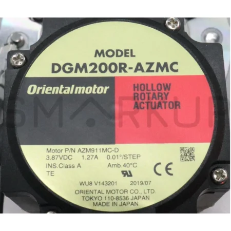 Used & Tested ORIENTAL MOTOR DGM200R-AZMC Hollow Rotary Actuator