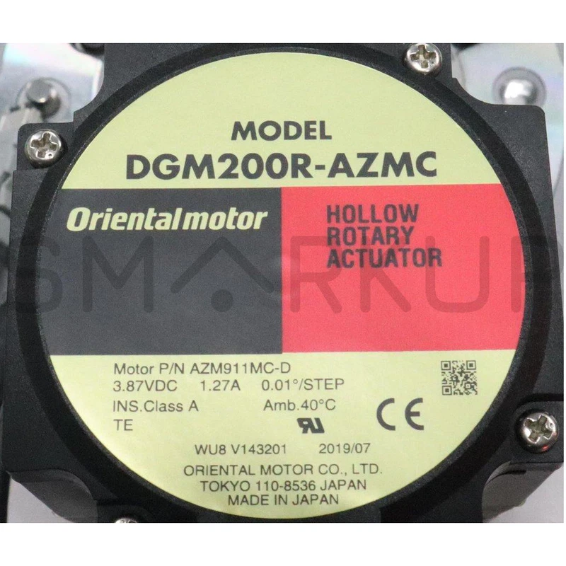 Used & Tested ORIENTAL MOTOR DGM200R-AZMC Hollow Rotary Actuator 2 s l800 29581