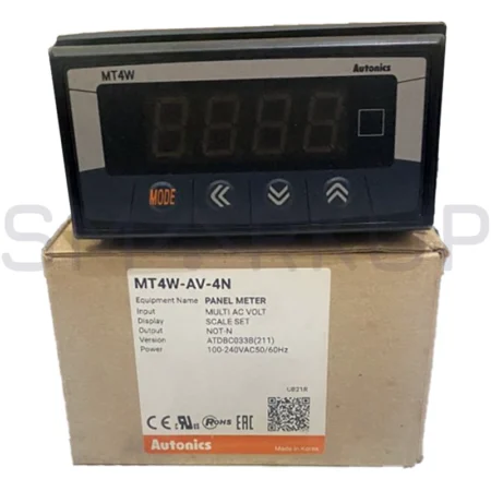 New In Box AUTONICS MT4W-AV-4N Panel Meter