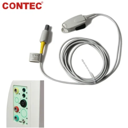 ECG Cable NIBP SpO2 Sensor Temp Probe CO2 capnograph for Contec Patient Monitor