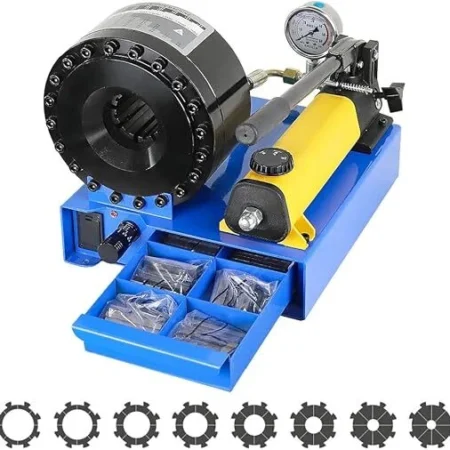 High Pressure Manual Hydraulic Hose Crimper Hose Pipe Crimping With 8 sets Molds
