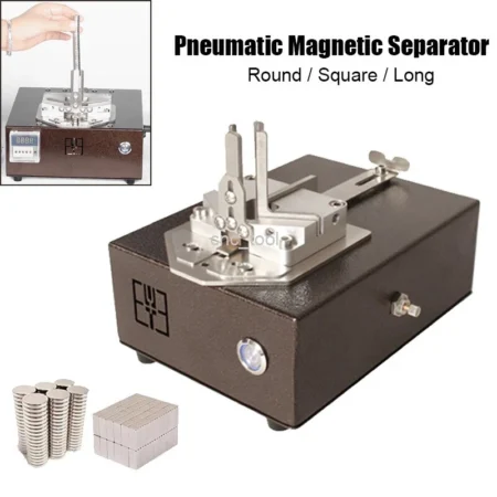 Automatic Pneumatic Magnet Separator LongRoundSquare Magnet Separating Machine