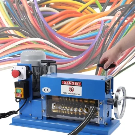 Electrical 0.06"-1.5" Wire Stripper Machine Automatic Hand Crank Wire Stripper