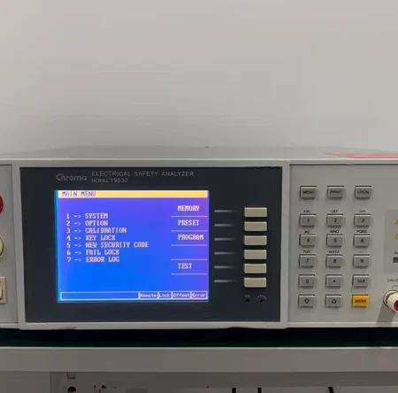 USED ONE Chroma 19032 Electrical Safety Analyzer Quality assurance