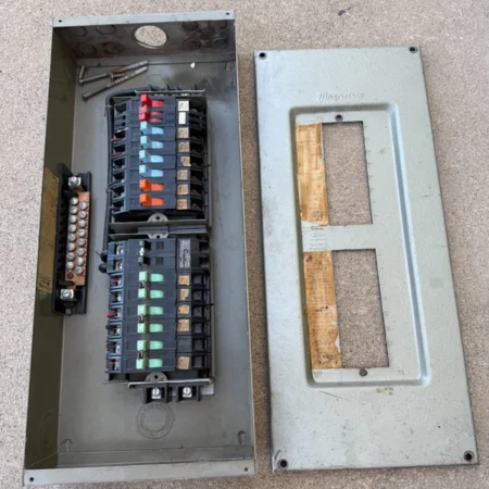 Zinsco Magnetrip Electrical Panel With Breakers