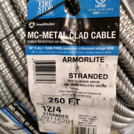 250' 124 MC Armorlite Electrical Stranded Cable