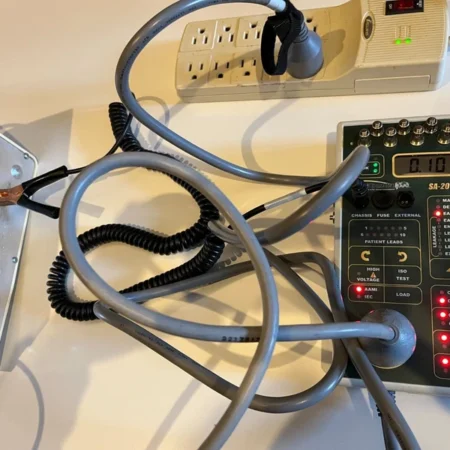 Electrical Safety Analyzer BC Biomedical 2010 Complete with bag, cables, extras