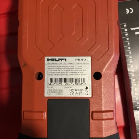 HILTI PS 50 Scan Concrete Drywall Wood Multidetector Rebar Electrical Open Box