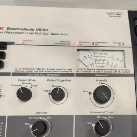 Amrex SynchroSonic US50 Combo Ultrasound Electrical Stimulation read descriptio