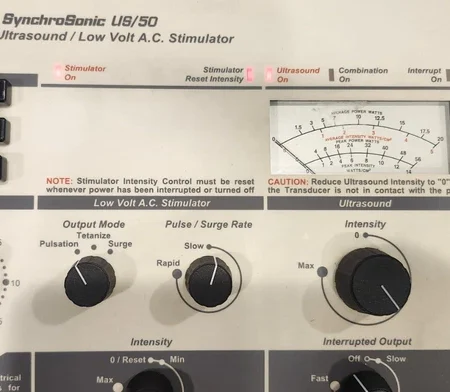 Amrex SynchroSonic US50 Combo Ultrasound Electrical Stimulation read descriptio