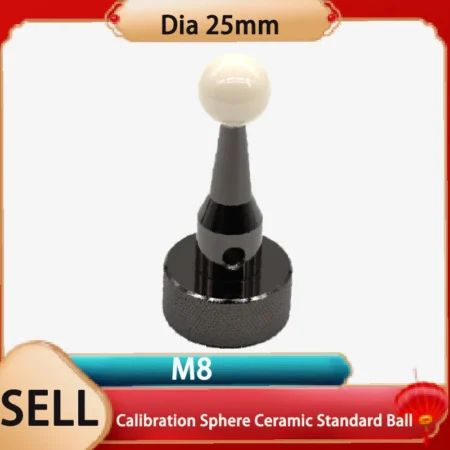 Calibration Sphere ball Ceramic standard ball Calibration test ball Dia 25mm M8