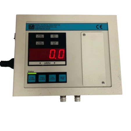 LUDLUM 375 Digital Area Monitor for Radiation Measurement and Detection. Powers