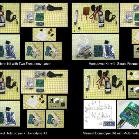 DIY Interferometer Displacement Measurement System Kit- Laser,Controller,Display